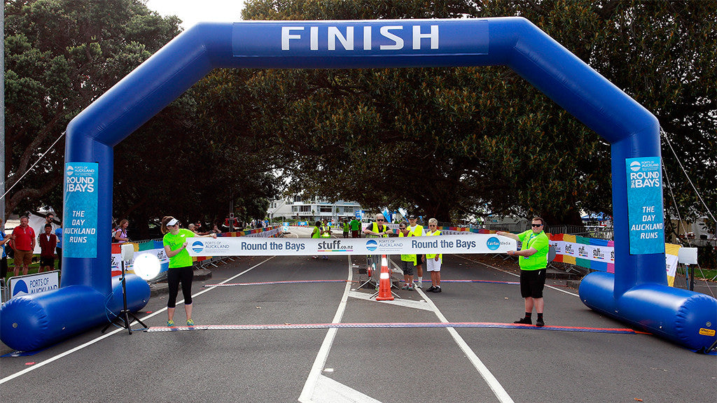 Aflex Arches at Auckland's Round the Bays Race