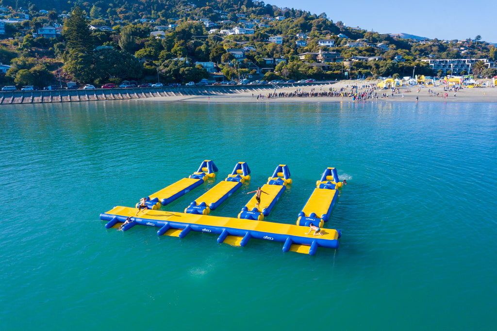 Aflex Inflatables at the Big Tahuna Ocean Swim