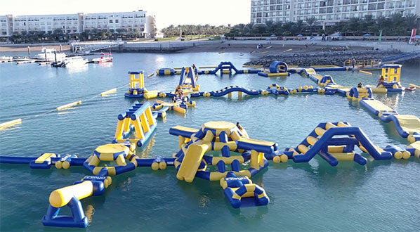 Aqua Fun at the grand Millennium Resort Mussanah, Oman