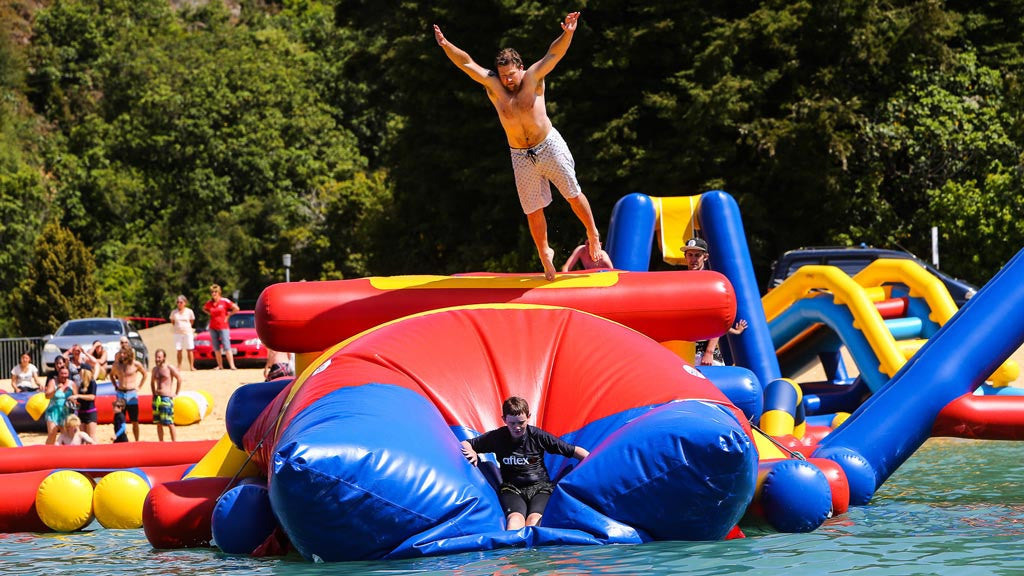Drop Zone Inflatable Blob Drop - Inflatable Waterparks Modules – Aflex Inflatables