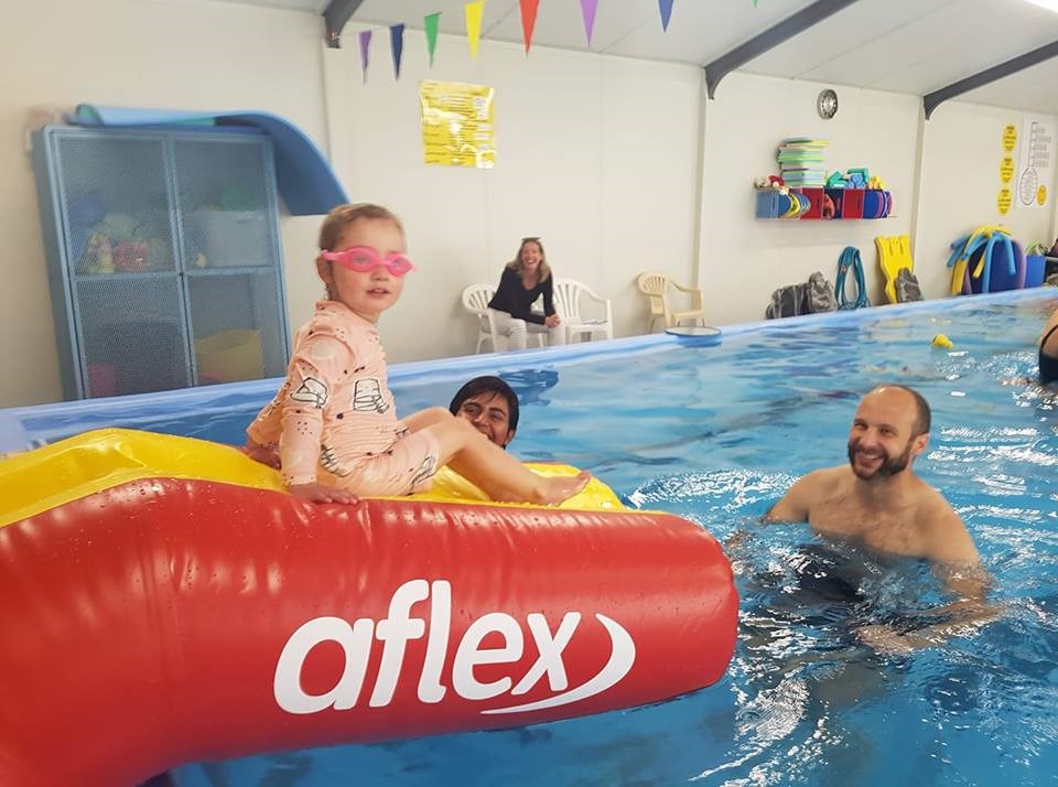 Junior Slide with Wet Entry - Pools Tiny Tots - Aflex Technology