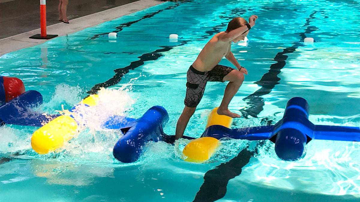 Log Runner - Inflatable Pool Game – Aflex Inflatables