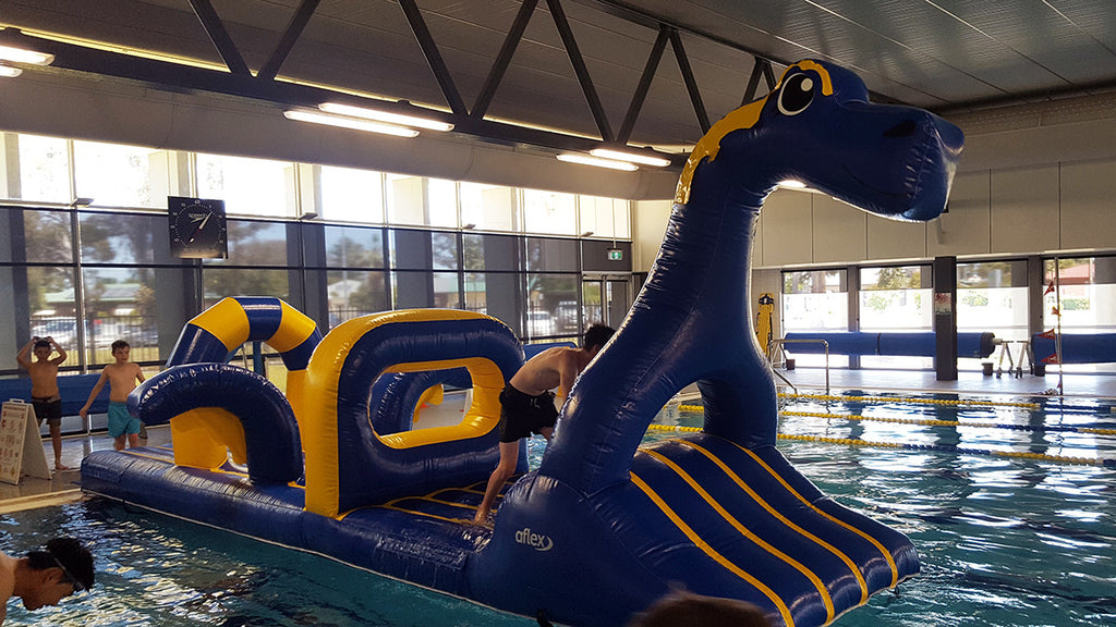 My Little Dragon Inflatable Pool Obstacle Course – Aflex Inflatables