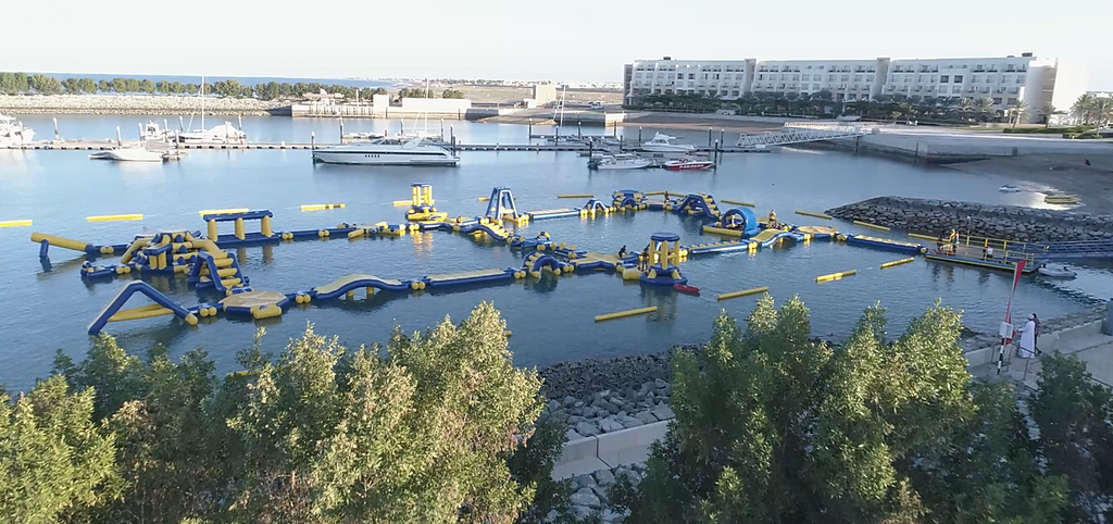 Platform (8 Mtr) - Open Water Aqua Adventure, Pools Aqua Adventure - Aflex Technology