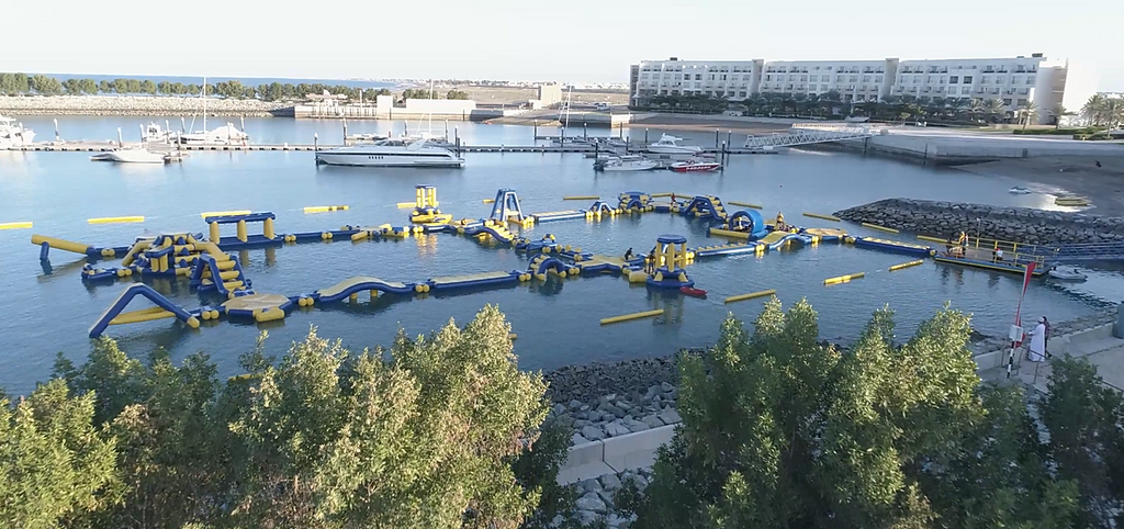 Hamster Wheel - Open Water Aqua Adventure, Pools Aqua Adventure - Aflex Technology