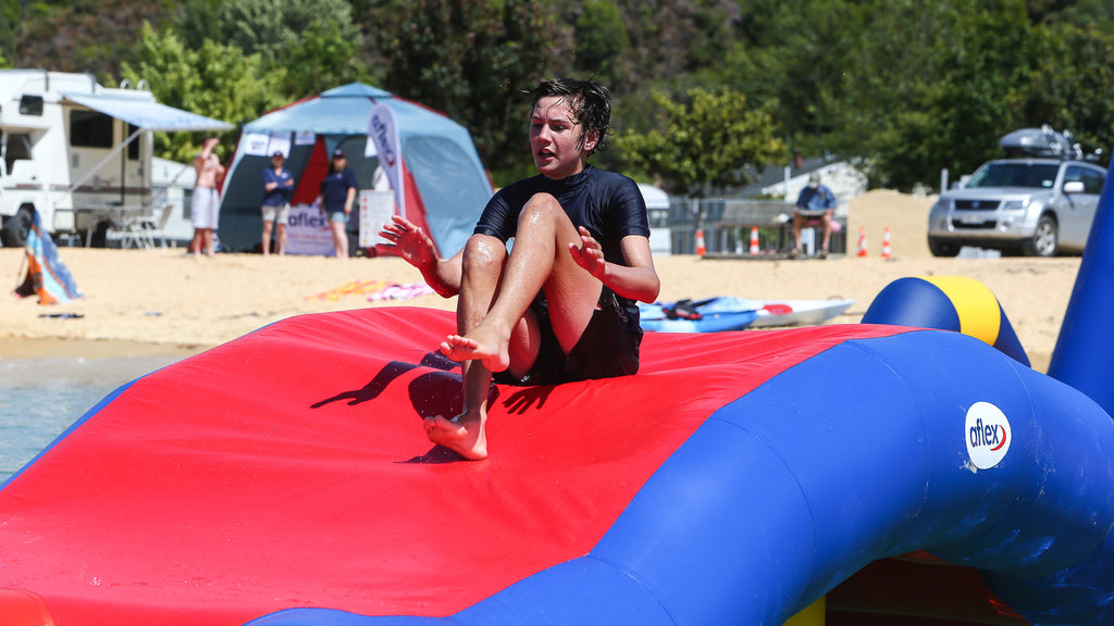 Slide Over - Waterpark Module - Open Water Aqua Adventure, Pools Aqua Adventure - Aflex Technology