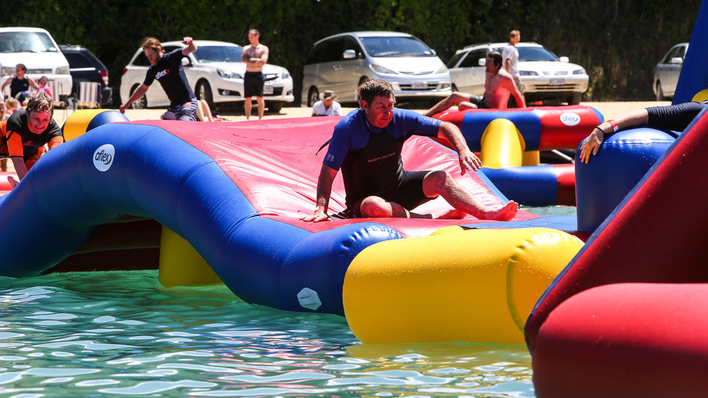 Slide Over - Waterpark Module - Open Water Aqua Adventure, Pools Aqua Adventure - Aflex Technology