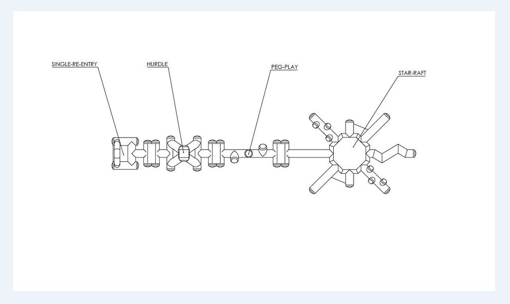 Star Path - Open Water Aqua Adventure, Pools Aqua Adventure - Aflex Technology