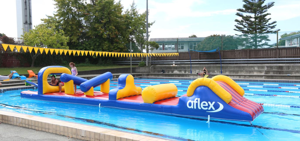 A Wet Entry Option - Constant Airflow Obstacle Courses - Aflex Technology